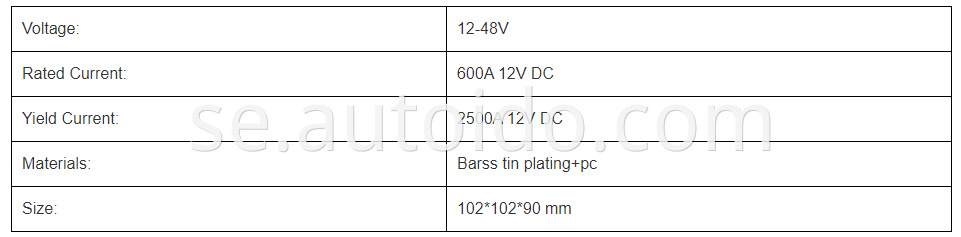 720 600A battery switch